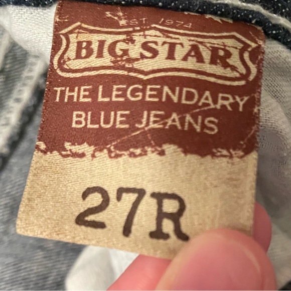 Boot CUT!! Blue jeans!! The brand is Big Star!! - Picture 3 of 5